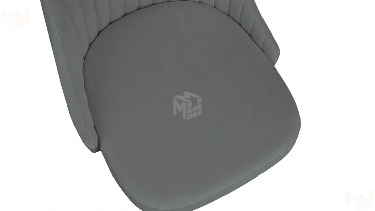 Стул Франк (конус) исп. 2 - ДП2-30 Белый матовый/Микровелюр Catania Silver (серый)