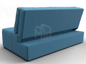 Диван прямой Лига-107 (160) ( Амур 10 голубой )