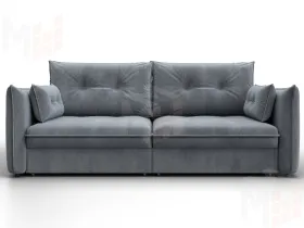 Диван прямой Лига-100 НПБ ( TOWER 10 серый )