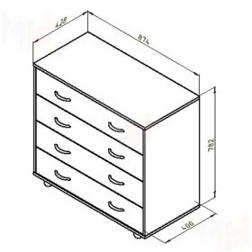 Комод Дельта - 25