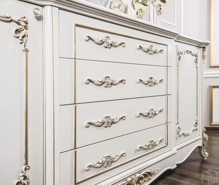 Комод Флоренция белый глянец