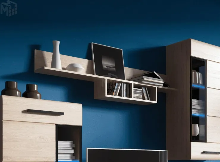 Полка Кёльн 1380 Дуб сонома