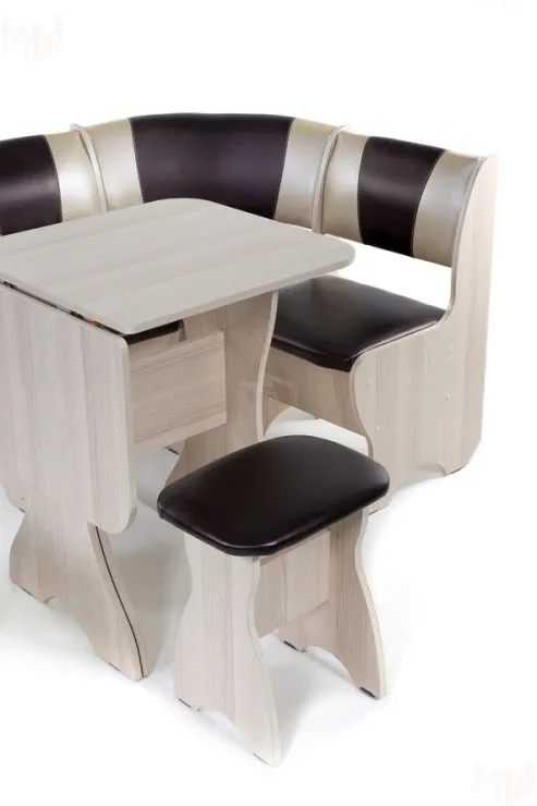 Кухонный уголок Тюльпан мини (ясень 221/101)