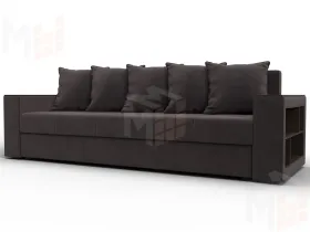 Диван прямой Дубай Лайт ( SEVEN 727 коричневый )