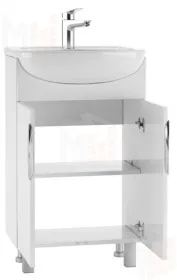 Тумба под умывальник "Элегия 50" Стандарт без ящика Айсберг