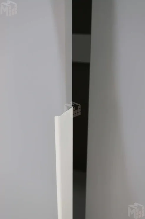 Шкаф 2-х створчатый Урбан-21 Лайт Грей Софт/Белый Шелк