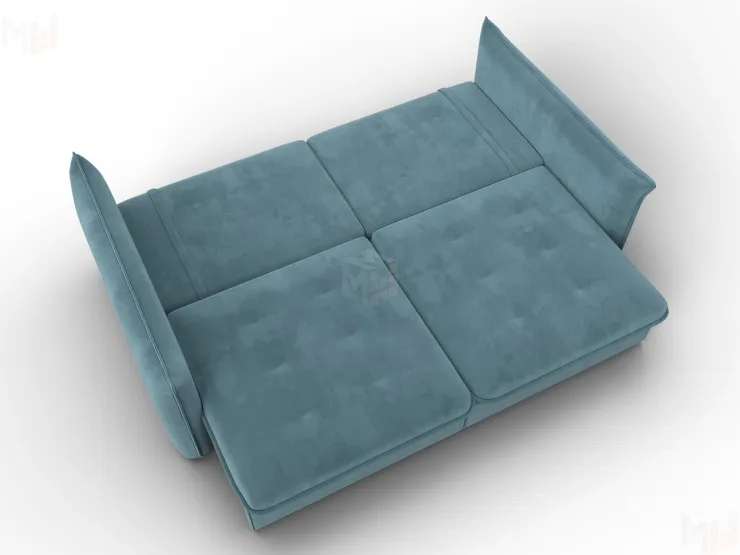 Диван прямой Лига-100 НПБ ( SEVEN 113 бирюзовый )