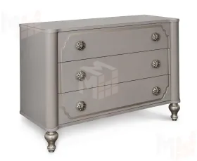 Комод Лали 3 ящика серый камень
