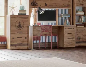 Тумба с дверцей и ящиками  Фрегат