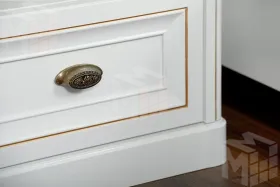 Тумба прикроватная детская Натали белый глянец