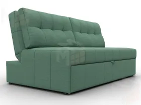 Диван прямой Лига-107 (160) ( Амур 11 зеленый )