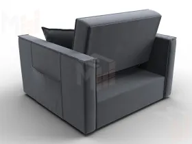 Кресло-кровать Лига-104 (80) ( SEVEN 17 серый )