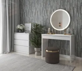 S00852 Энкель 100 Стол косметический 100x77х40, белый