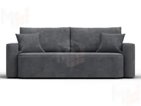 Диван прямой Лига-118 НПБ ( BRUT 16 темно-серый )