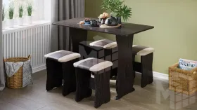 Обеденная группа тип 1 - МФ-101.006 Венге, Санчо/Коричневый