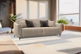 Диван-книжка Лига-095 НПБ ( SEVEN 729 бежевый )