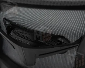 Офисное кресло для персонала DOBRIN NIXON (чёрный, серая сетка)