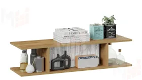 Полка настенная Хилтон  404.007.000 Дуб Крафт золотой