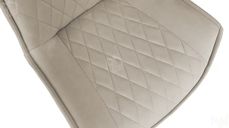 Стул Фэнди К1С  Черный муар, Велюр Confetti Smoke