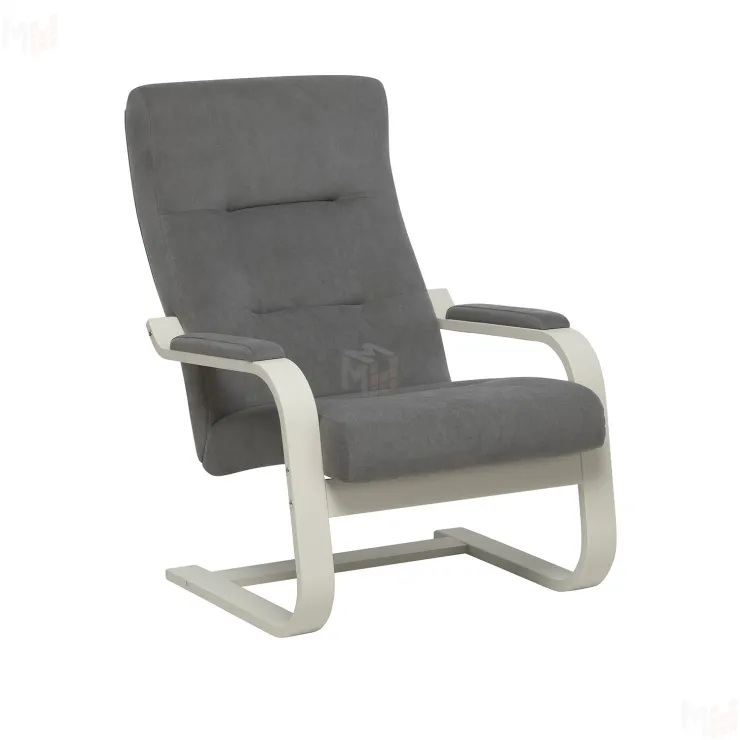 Кресло Leset Оскар NEW (Слоновая кость/Bingo 20 (мышиный))