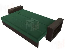 Диван прямой Дубай Лайт ( Зеленый;Коричневый )