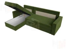 Угловой диван Траумберг Лайт левый угол (Зеленый)