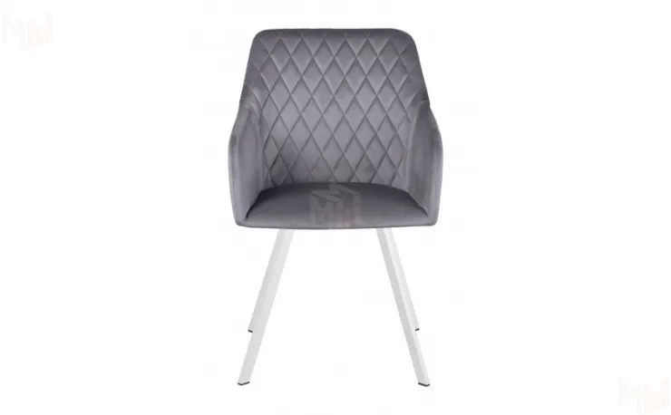 Кресло Барли Confetti  темно-серый H-15/белый