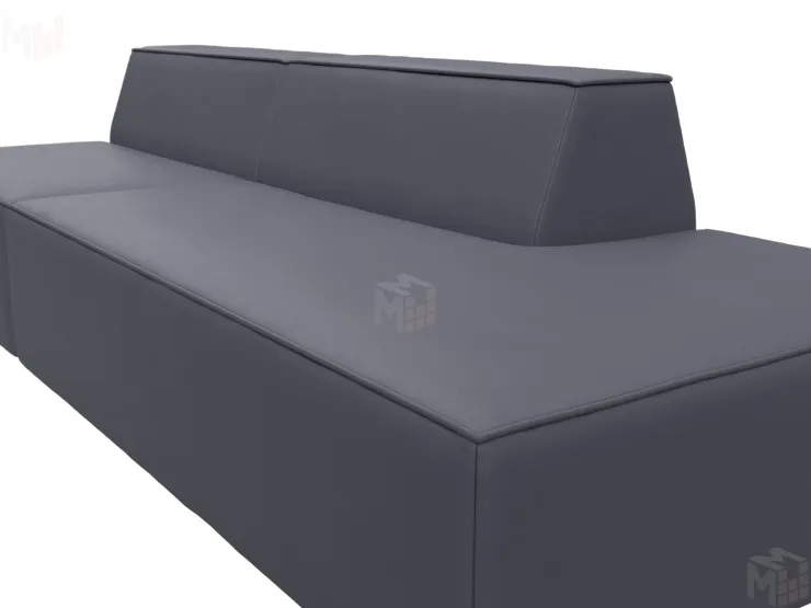 Диван прямой модульный Монс Модерн правый ( GRIFON 15 серый )