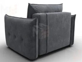 Кресло Лига-100 НПБ ( BRUT 16 темно-серый )