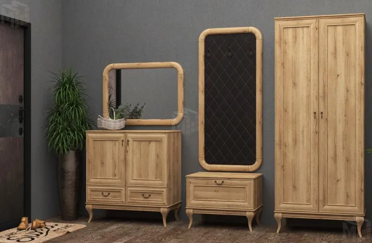 Модульная прихожая 31 (золотой дуб)