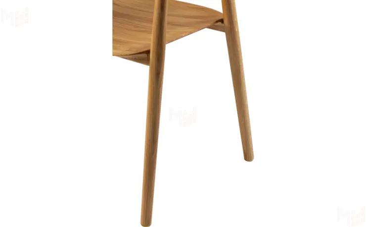 Кресло деревянное из массива дуба Сэн Дуб светлый