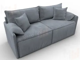 Диван прямой модульный Лига-106 ( TOWER 10 серый )