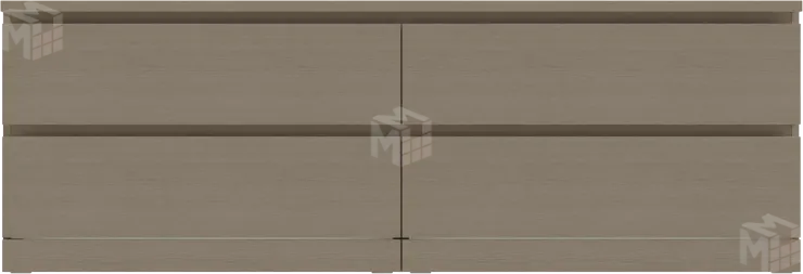 Комод Варма 4Д  дуб беленый