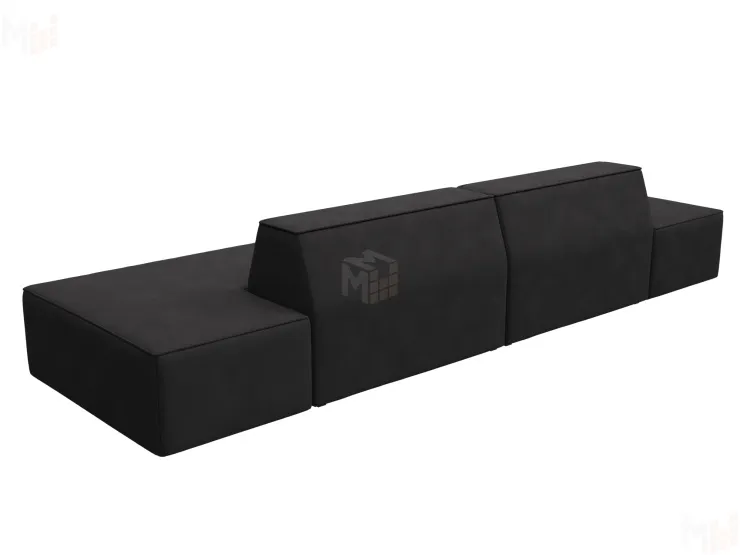 Диван прямой модульный Монс лофт ( JOLY 08 коричневый )