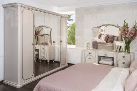 Шкаф Лали 5-дверный бежевый