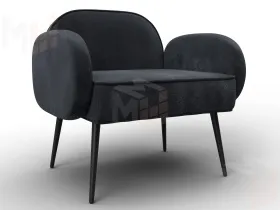 Кресло Лига-086 ( велюр TOWER 11 темно-серый )