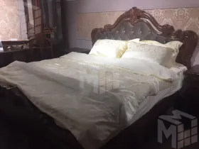 Кровать Илона 180х200 см караваджо с мягким изголовьем