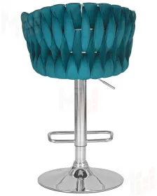 Стул барный DOBRIN MARCEL (морской волны велюр (MJ9-99))