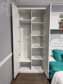 Шкаф детский Мишель 2-ств без зеркал белый матовый