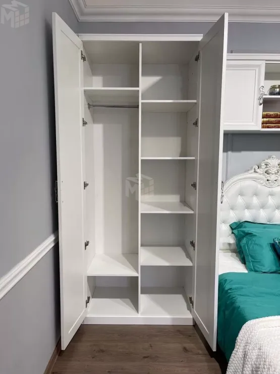 Шкаф детский Мишель 2-ств без зеркал белый матовый