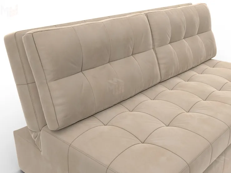 Диван прямой Лига-107 (160) ( SEVEN 729 бежевый )