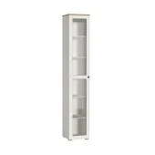 Шкаф-витрина Остин 16.394.03 белый шагрень