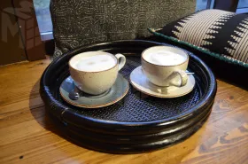 Поднос из ротанга 21/03 круглый