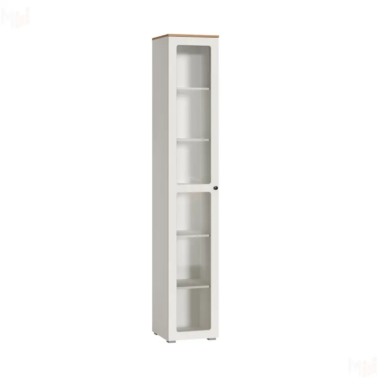 Шкаф-витрина Остин 16.394.03 белый шагрень