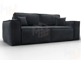 Диван прямой Лига-081 НПБ ( TOWER 11 темно-серый )