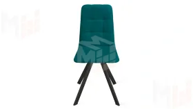 Стул Аспен К2 Черный муар Велюр Confetti Izumrud