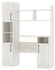 Компьютерный стол ПКС-6 Дуб Крафт белый