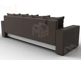 Диван прямой Дубай Лайт ( Коричневый )