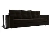 Диван прямой Атланта со столом слева