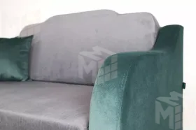 Диван Джонни-2 Лекко Теал/Лекко Графит